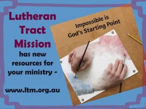 Lutheran Tract Mission advertisement